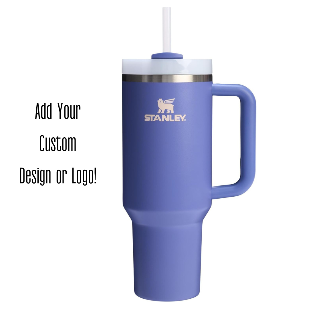 Engraved STANLEY Quencher H2.0 40oz Tumbler with Handle & Straw TT