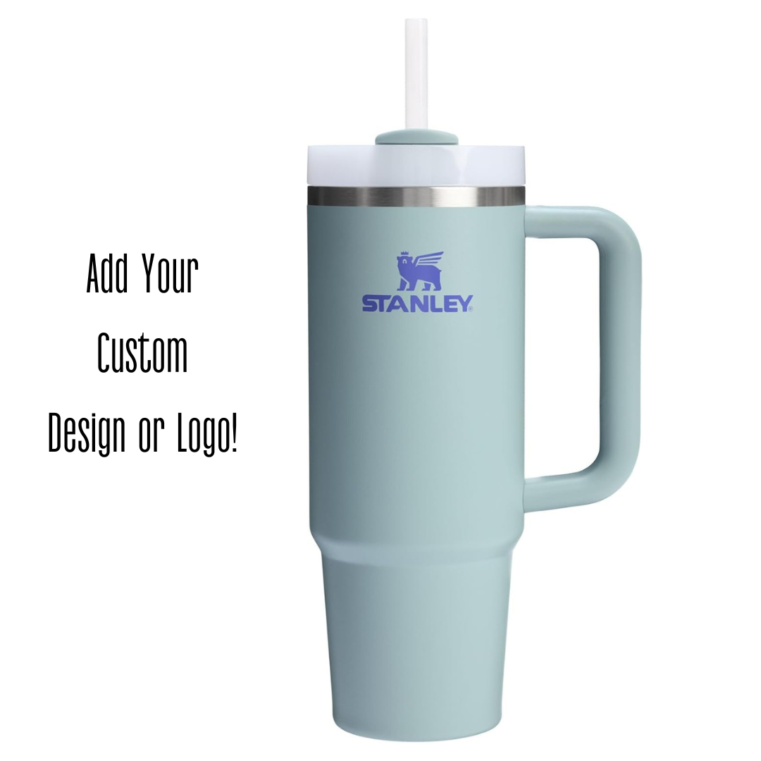 Engraved STANLEY Quencher H2.0 40oz Tumbler with Handle & Straw TT