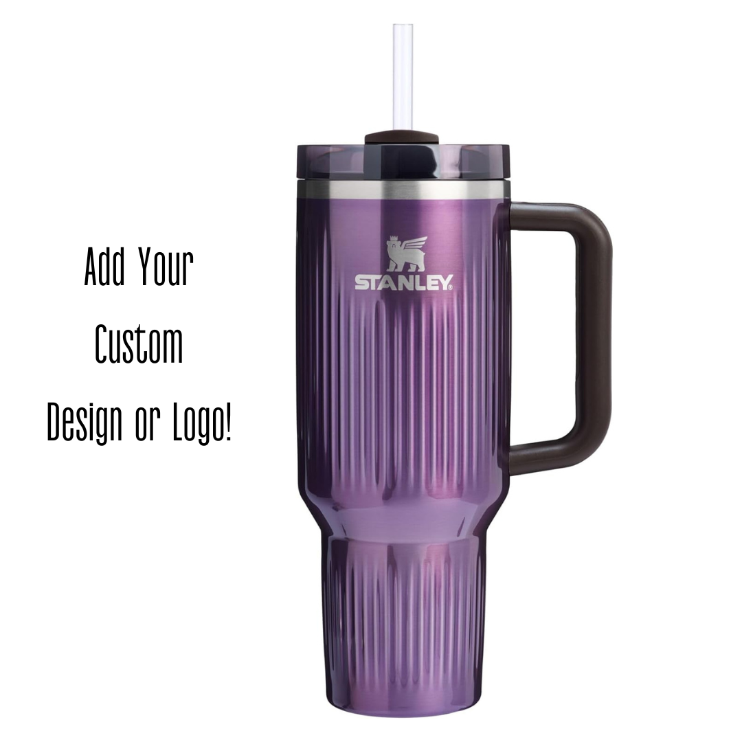 Engraved STANLEY Quencher H2.0 40oz Tumbler with Handle & Straw