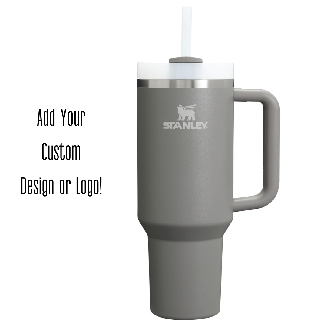 Engraved STANLEY Quencher H2.0 40oz Tumbler with Handle & Straw TT