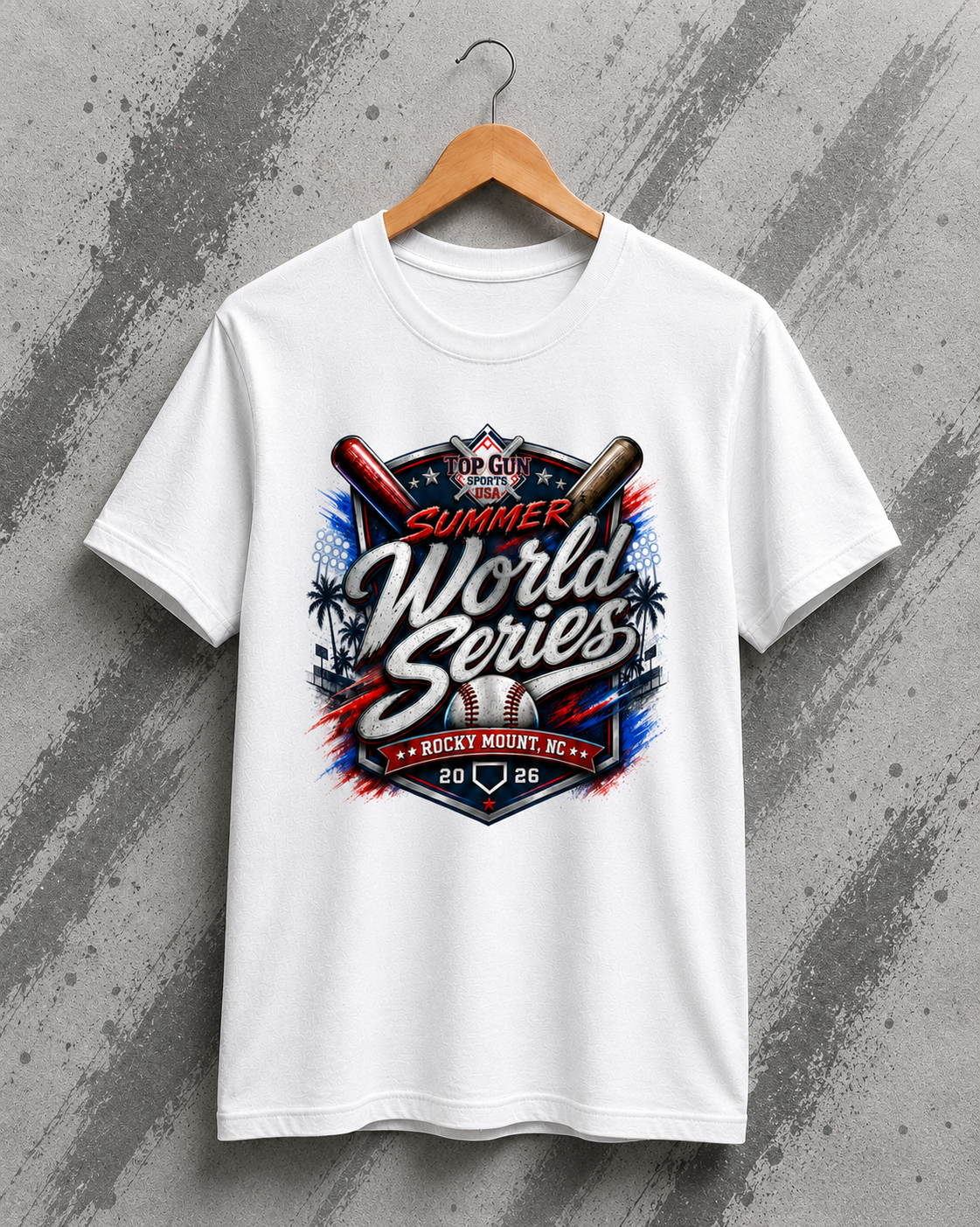 6/12-6/14 Top Gun Summer World Series Tournament T-Shirt