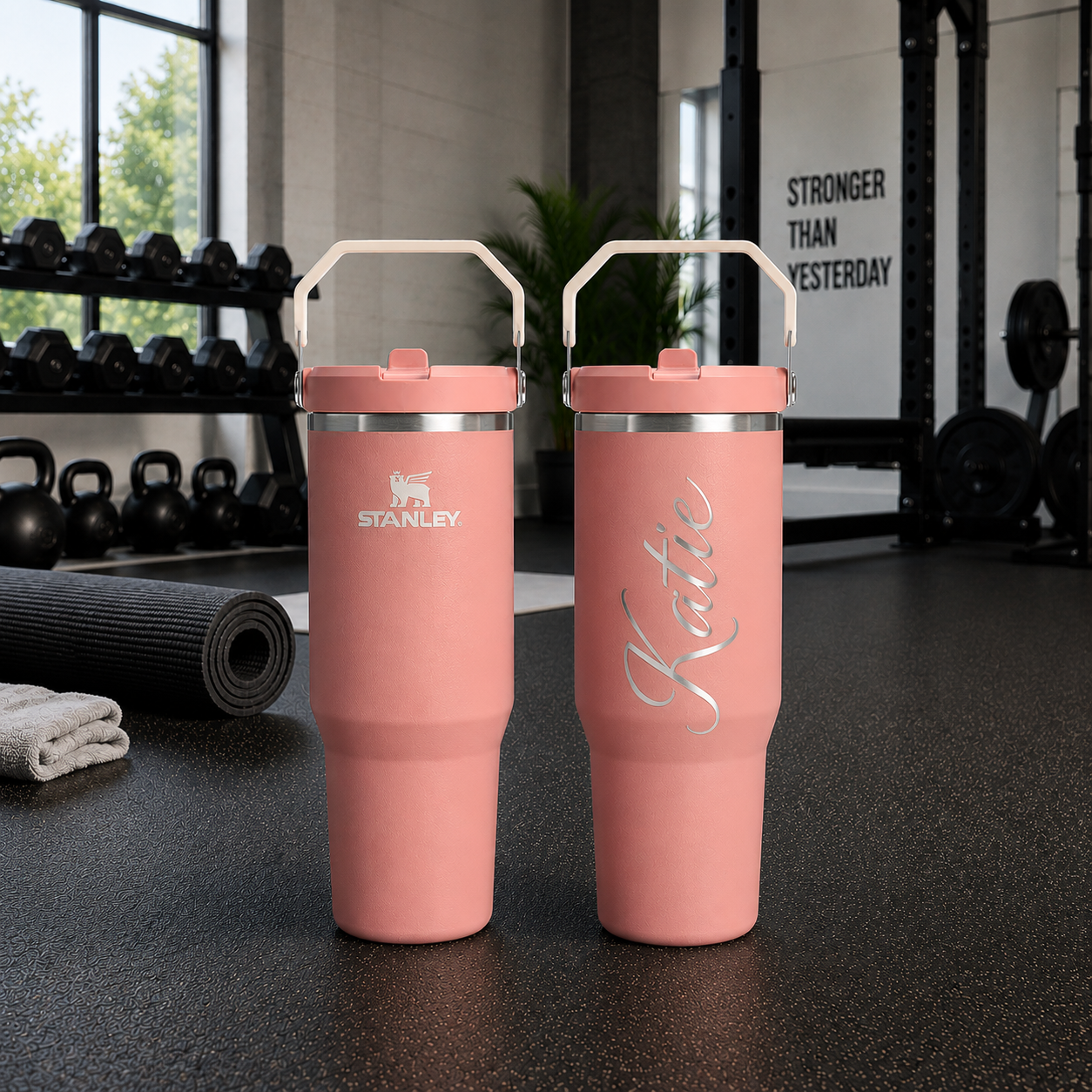 Engraved STANLEY IceFlow 2.0 Flip Straw Tumbler 30oz