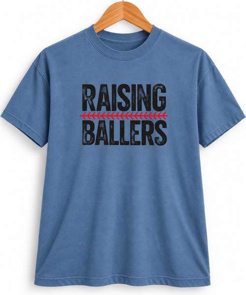 Raising Ballers Baseball Shirt Comfort Colors