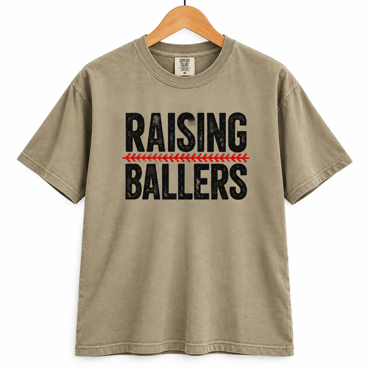 Raising Ballers Baseball Shirt Comfort Colors