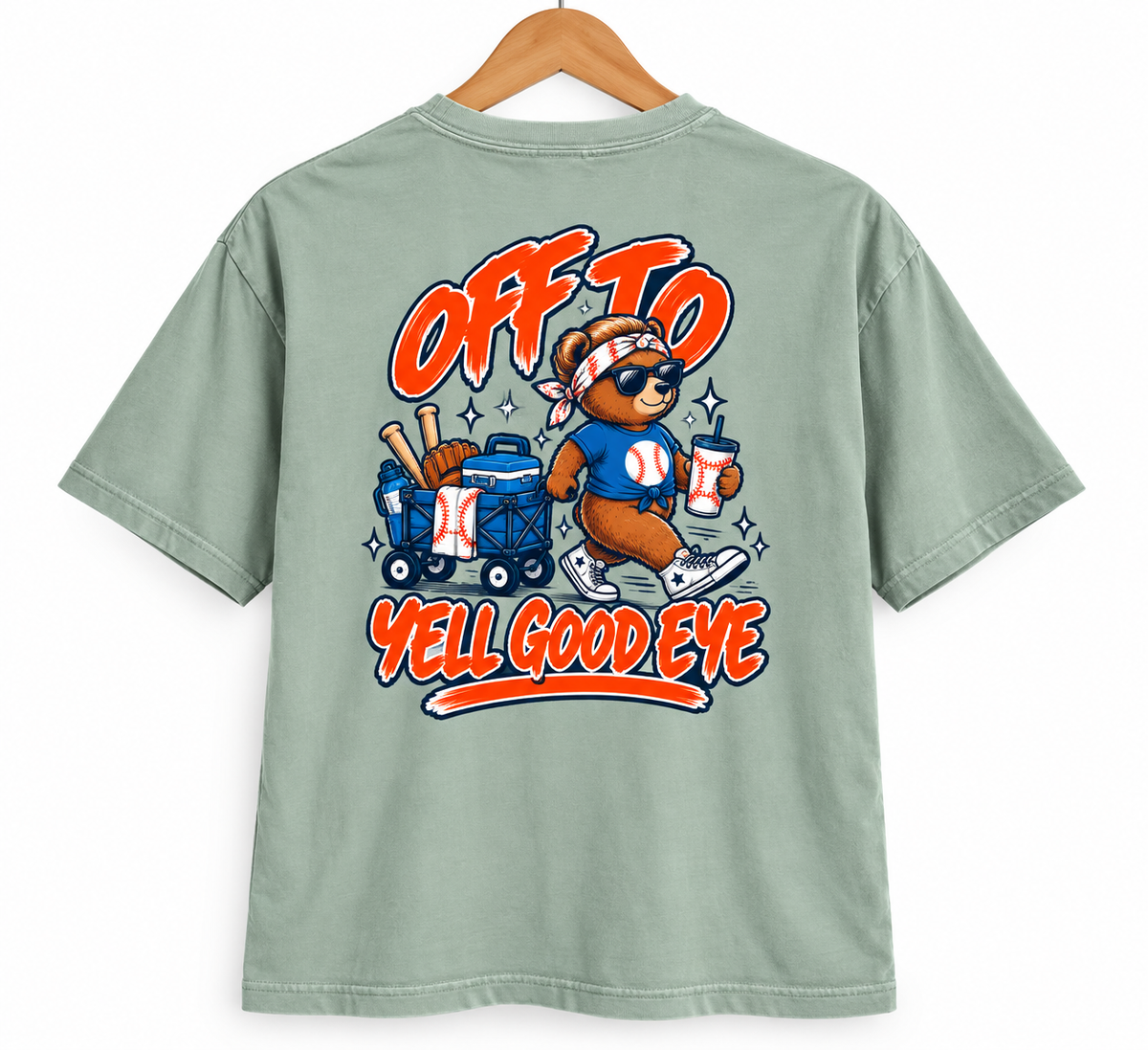 Baseball Mama 'Good Eye' Shirt Comfort Colors